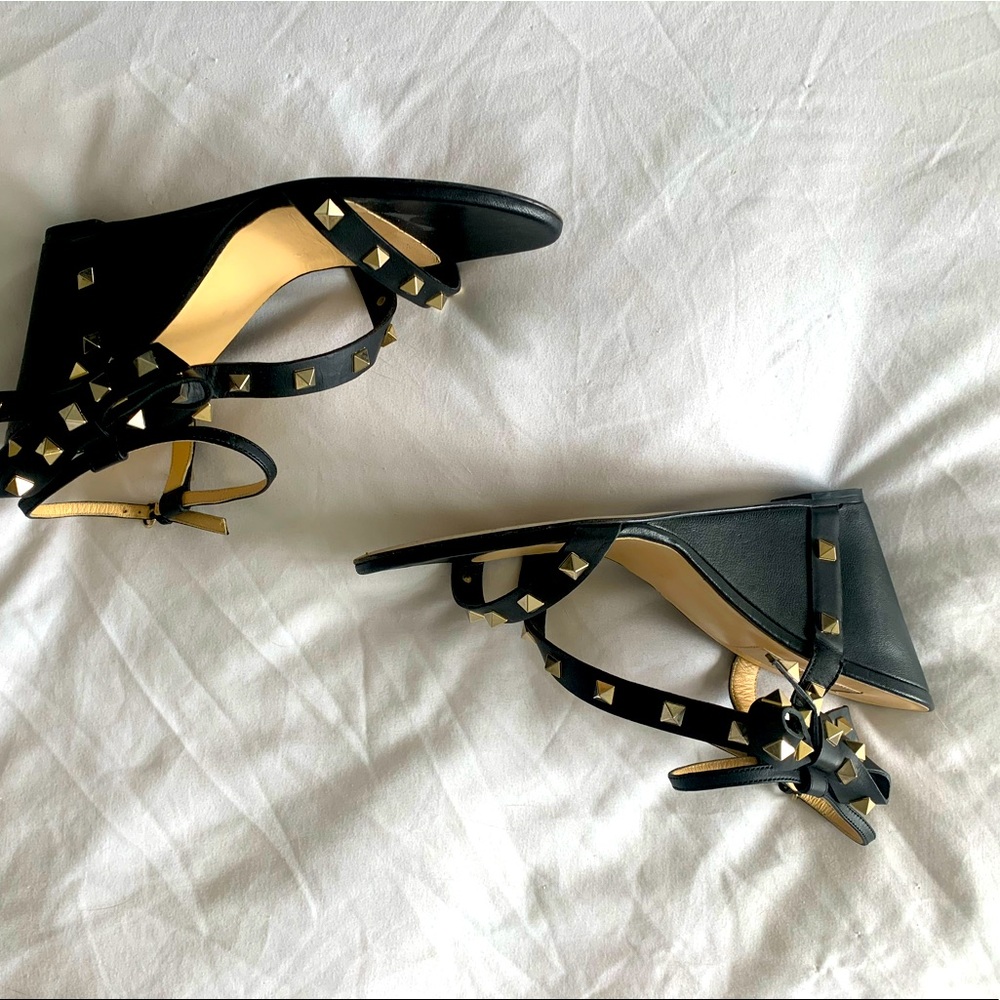 Gorgeous Valentino wedges, 39.5, worn ONCE!